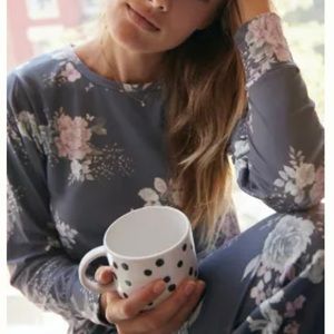 Anthro x Flora Nikrooz Pajama Set